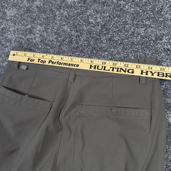 Lululemon Commission Slim Pants Men's 28x31 Brown Chino Golf Warpstreme **READ** - Picture 9 of 13